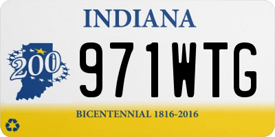 IN license plate 971WTG