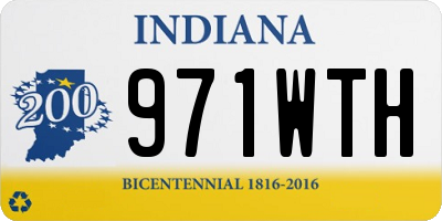 IN license plate 971WTH
