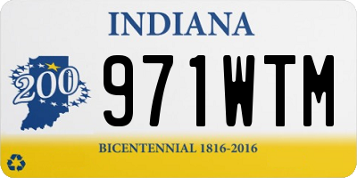 IN license plate 971WTM