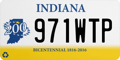IN license plate 971WTP
