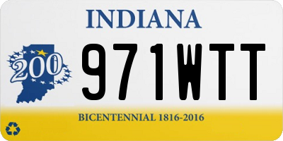 IN license plate 971WTT