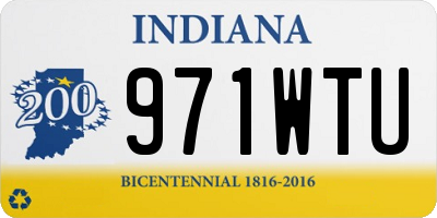 IN license plate 971WTU