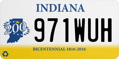 IN license plate 971WUH