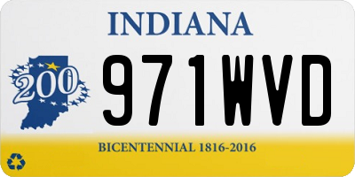 IN license plate 971WVD