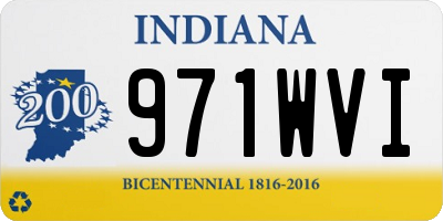 IN license plate 971WVI