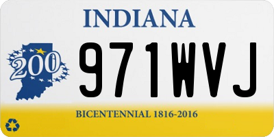 IN license plate 971WVJ
