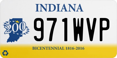 IN license plate 971WVP