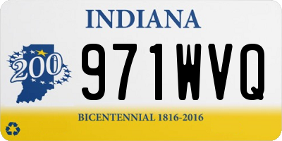 IN license plate 971WVQ