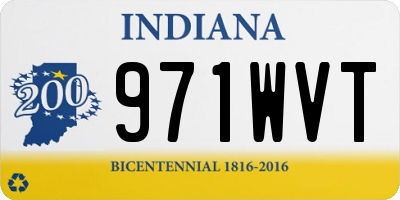 IN license plate 971WVT