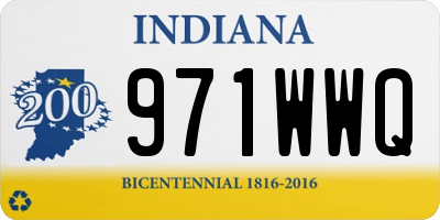 IN license plate 971WWQ