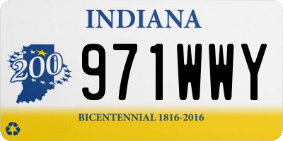 IN license plate 971WWY