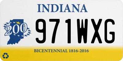 IN license plate 971WXG