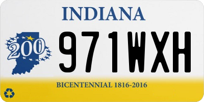IN license plate 971WXH