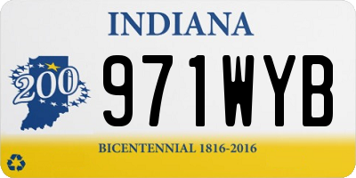 IN license plate 971WYB