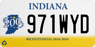 IN license plate 971WYD