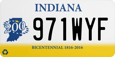 IN license plate 971WYF