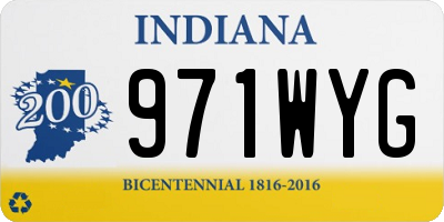 IN license plate 971WYG