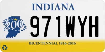 IN license plate 971WYH