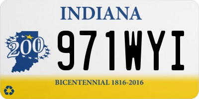 IN license plate 971WYI