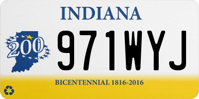 IN license plate 971WYJ