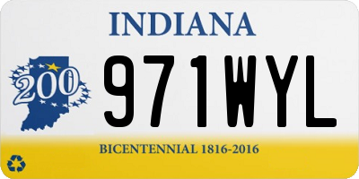 IN license plate 971WYL