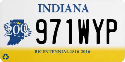 IN license plate 971WYP