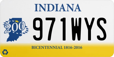 IN license plate 971WYS