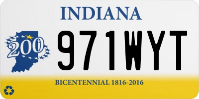 IN license plate 971WYT