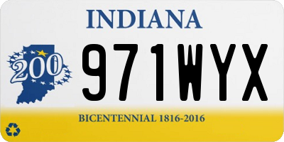 IN license plate 971WYX