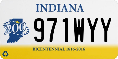 IN license plate 971WYY