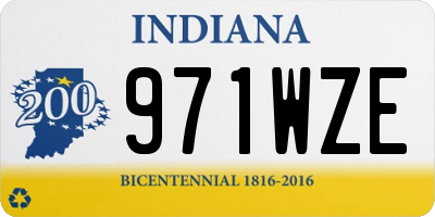 IN license plate 971WZE