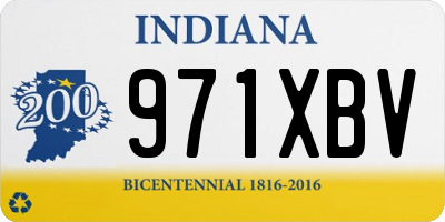 IN license plate 971XBV