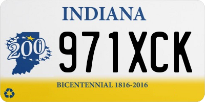 IN license plate 971XCK