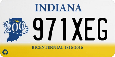 IN license plate 971XEG
