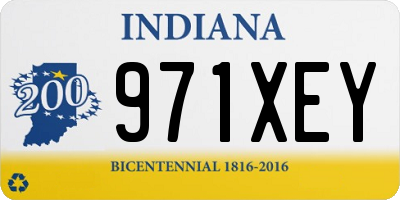 IN license plate 971XEY