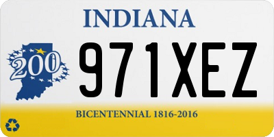 IN license plate 971XEZ