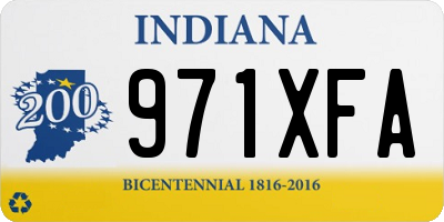 IN license plate 971XFA