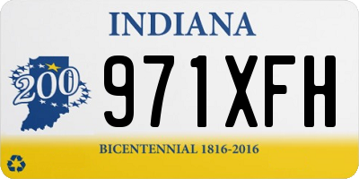 IN license plate 971XFH