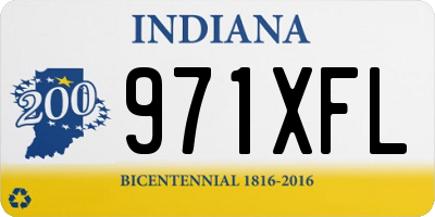 IN license plate 971XFL