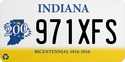 IN license plate 971XFS