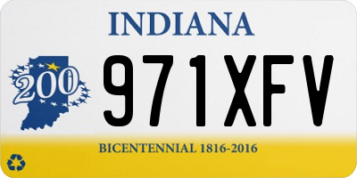 IN license plate 971XFV