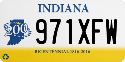 IN license plate 971XFW