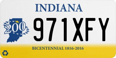 IN license plate 971XFY