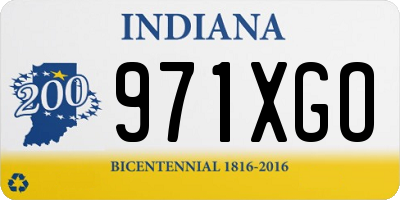 IN license plate 971XGO