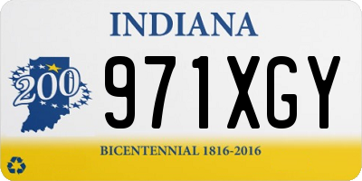 IN license plate 971XGY