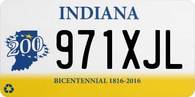 IN license plate 971XJL