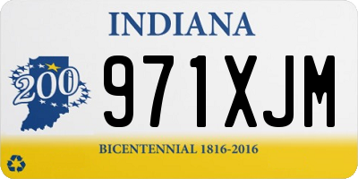 IN license plate 971XJM
