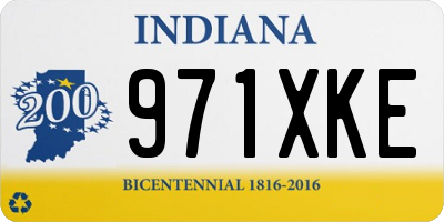 IN license plate 971XKE