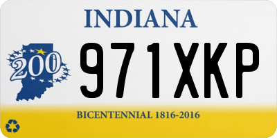 IN license plate 971XKP