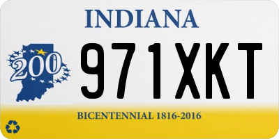 IN license plate 971XKT
